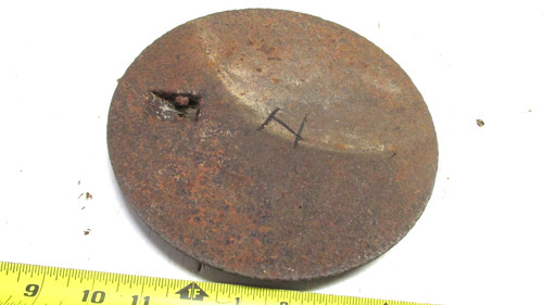 Old cast iron wood stove - cast, lid