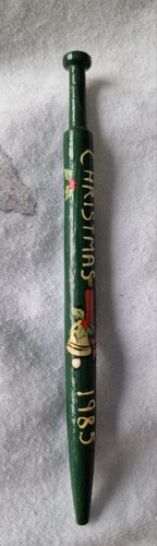 Christmas 1985 lace bobbin - christmas,