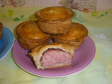 Home made pork pies x 4  (with