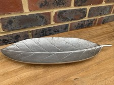 Silver Leaf Tray 40cm – Dining Table Centrepiece – Roberts & Dore Home Decor