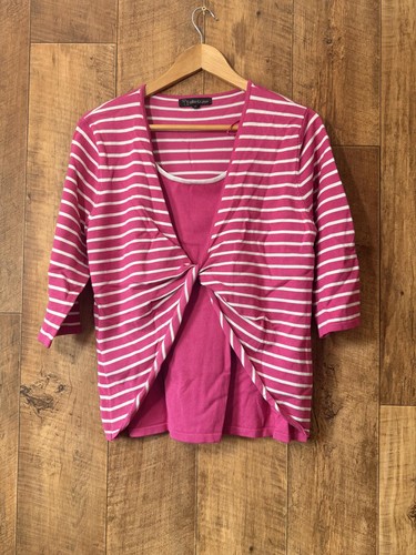 Ellie louise pink top - pink, coastal