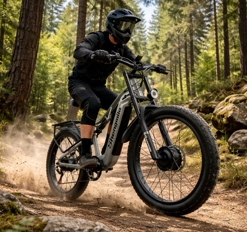 Dual motor electric bike - 26",