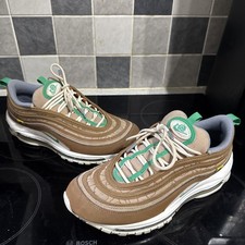 Nike Mens 8 Air Max 97 Hemp Brown-Stadium Green trainers