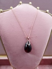 Baltic Cherry Amber Rose Gold