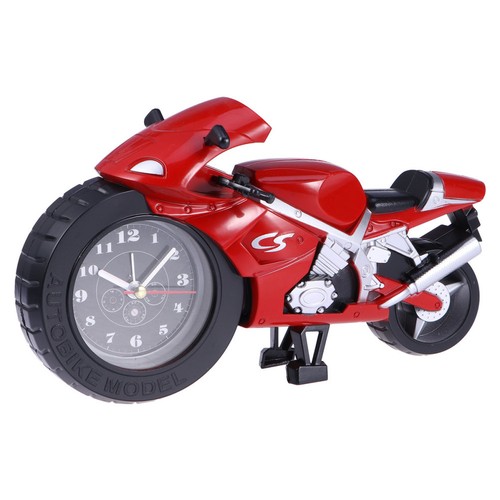 Cartoon motorcycle alarm clock - motorcycle,