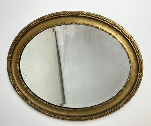 Vintage gold oval wall - wall, mirror