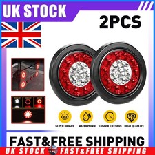 2X Round LED Tail Light Turn