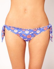 River Island blue umbrella