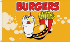 BURGERS FLAG 5' x 3' Street