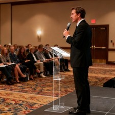 Floor-Standing Clear Acrylic