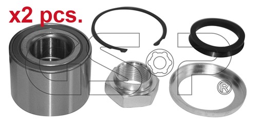 Pcs rear fits - x2, sides