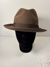 Cotswold Country Hats Fedora Mens 57cm Brown 100% Wool Hand Made