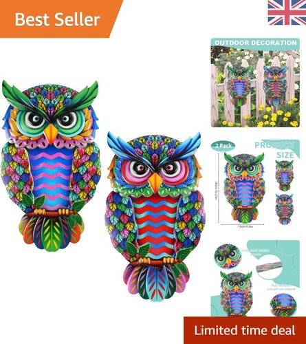 Pack colorful owl - 2-pack, wall