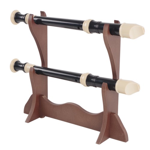 Wooden flute stand stable - wooden, stand,