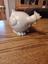 Sia France Rustic Charm Pottery Hen Preowned Vgc