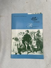 Edinburgh International Festival King’s Theatre 1 & 3 September 1994 Programme