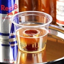 50 x Strong Bomb Shot Plastic Jager Bomb Shot Glass Non Crack - 25ml Disposable