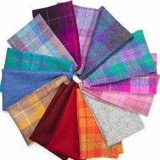 Harris Tweed   PCS 50x30 cm Multi listing - Chose Colour and Pattern.