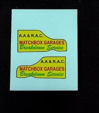 MATCHBOX TRANSFERS/DECALS -