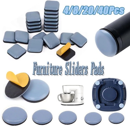 40x round furniture gliders - 4-40x,