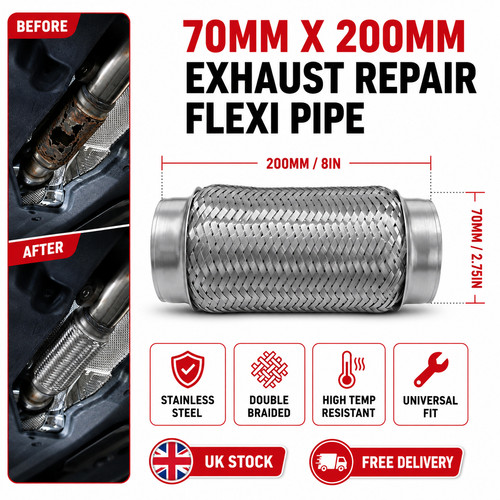 70mm 200mm exhaust flexi - 70mm,