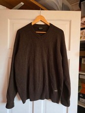 LE CHAMEAU Brown V Neck 100%