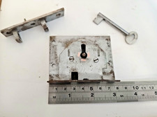 Antique Box-Trunk lock 1 key 76mm  x 58mm (4863)