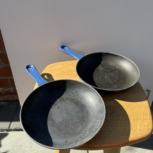 Creuset blue cast - le, iron