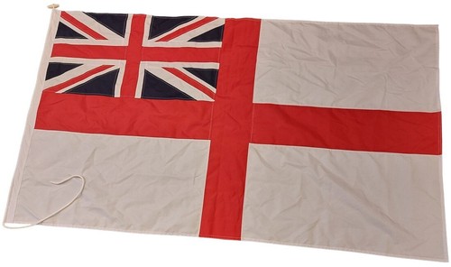 White ensign flag - 5ft, 3ft