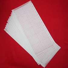 New 10 punch cards blank 24`