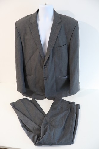 Men grey pinstripe suit - f&f,