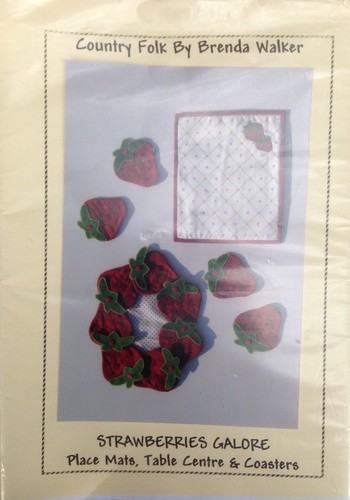 Strawberries galore sewing - strawberries, &