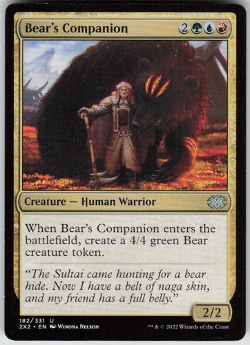 Bear companion 182 uncommon - 182,