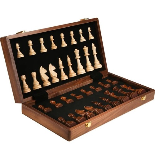 Classic wooden chess set - wooden, –