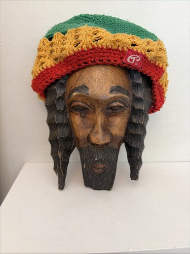Vtg hand carved wooden - carved,