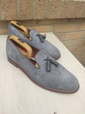 Grenson Men's Grey Suede