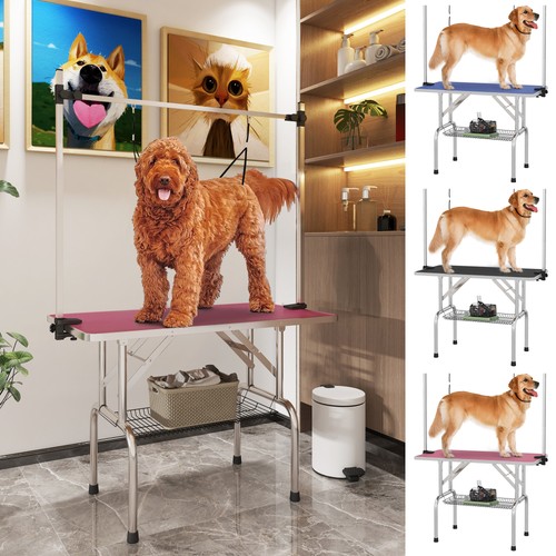 Dog grooming table - table, metal