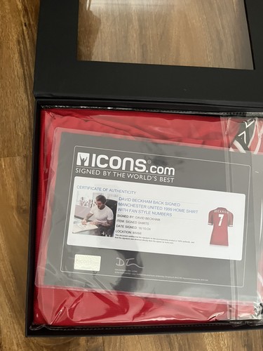 David beckham signed icons - david,