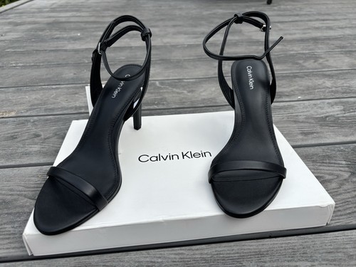 Calvin klein black stiletto - black,