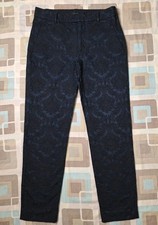 Zara Navy Blue Embroidered