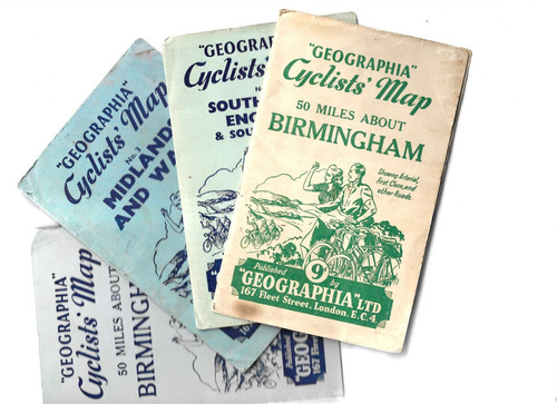 Geographia cyclists maps - 4,