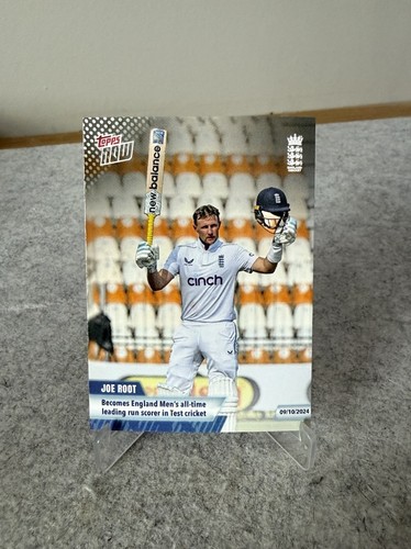 Topps now joe root - joe, becomes