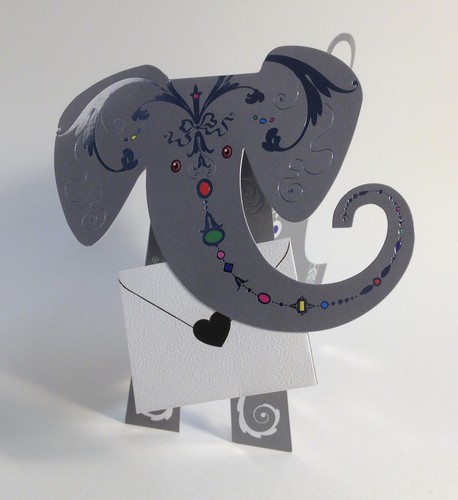 Jem elephant greeting - elephant, 3d