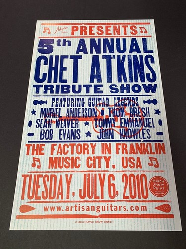 Chet atkins tribute - atkins, show