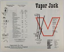 Original VaporJack 4 Ton Jack Brochure, Shows Ferguson FE35 XTT 638 Of 1957