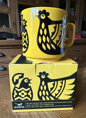 Hornsea magpie chicken mug - hornsea,