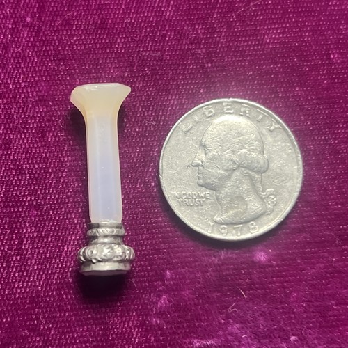 Victorian chalcedony agate - victorian, wax