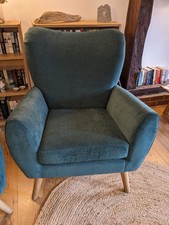 NEXT Wilson II Fine Chenille (GRANDE) Dark Teal  Armchair