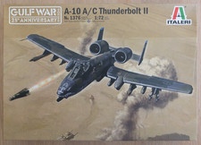 ITALERI 1376 - GULF WAR US A-10 A/C THUNDERBOLT II - 1/72 SCALE MODEL KIT