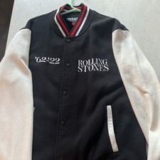 Vintage style 2022 Rolling Stones Varsity Jacket Size Large Mint